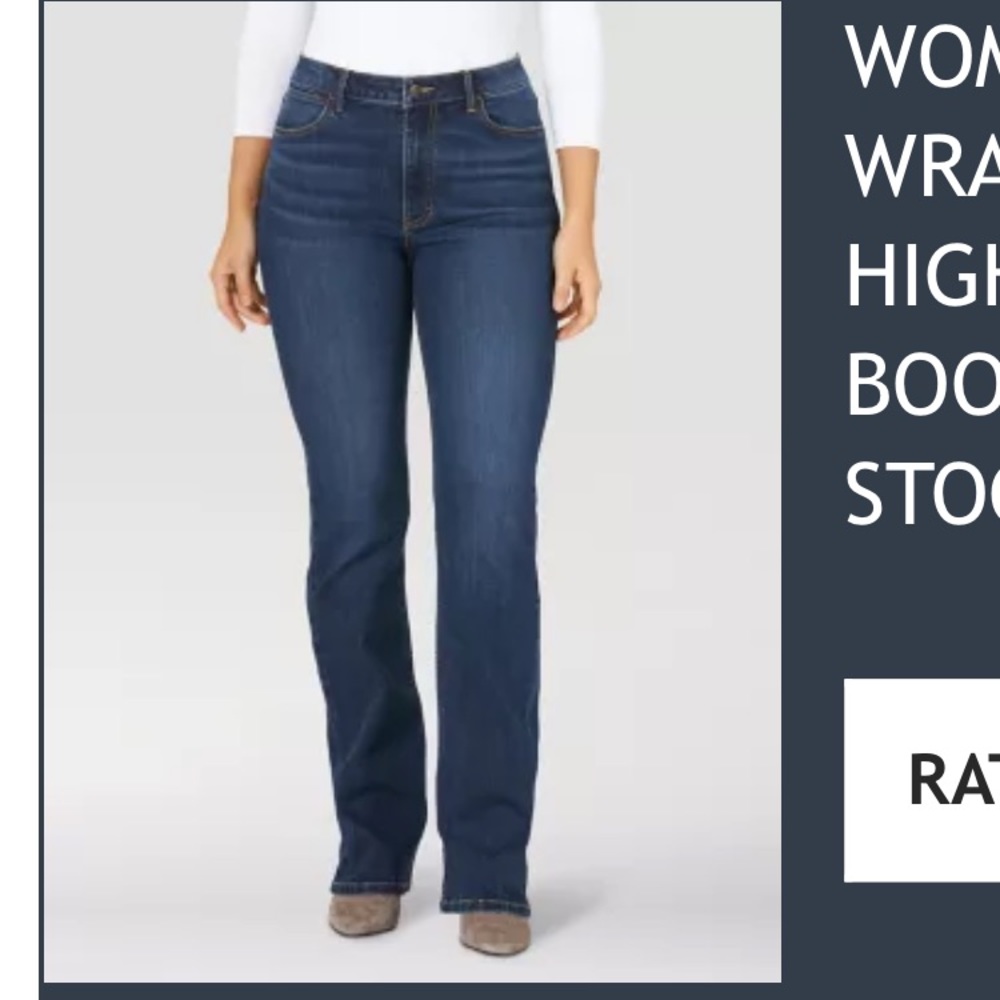 Wrangler boot cut jean